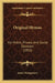 Original Hymns: For Public, Private, And Social Devotion (1853) by James Montgomery