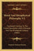 Moral And Metaphysical Philosophy V2: Fourteenth Century To The French Revolution, With A Glimpse Into The Nineteenth Century (1882) by Frederick Denison Maurice