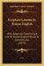 Scripture Lessons In Teuton English: With Appendix Containing A List Of Teuton English Words In Common Use (1879) by C. L.