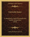 University Essays: In Metaphysics, Moral Philosophy And English Composition (1870) by Charles Benjamin B. McLaren
