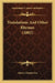 Translations And Other Rhymes (1882) by Henry Charles Lea