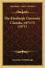 The Edinburgh University Calendar, 1871-72 (1871) by University of Edinburgh