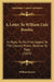 A Letter To William Lisle Bowles: In Reply To His Final Appeal To The Literary Public, Relative To Pope (1825) by William Roscoe