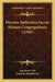 Decreta Authentica Sacrae Rituum Congregationis (1760) by Spiridione Talu, Joannem Bragadenum