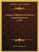 Catalogus Bibliothecae Publicae Amstelaedamensis (1796) by Henrik Constantijn Cras