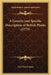 A Generic and Specific Description of British Plants (1775) by Carl Von Linnae