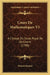 Cours De Mathematiques V1: A L'Usage Du Corps Royal De L'Artillerie (1788) by Etienne Bezout