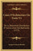 Cours D'Architecture Ou Traite V4: De La Decoration, Distribution Et Construction Des Batiments (1773) by Jacques Francois Blondel