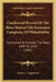 Condensed Record Of The Penn Mutual Life Insurance Company, Of Philadelphia: Continued To Include The Years 1897 To 1915 (1897) by Henry C. Lippincott