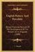 English Pottery And Porcelain: Being A Concise Account Of The Development Of The Potter's Art In England (1880) by L. Wundt