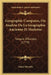 Geographie Comparee, Ou Analyse De La Geographie Ancienne Et Moderne: Turquie D'Europe (1779) by Edme Mentelle