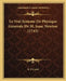 Le Vrai Systeme De Physique Generale De M. Isaac Newton (1743) by R. P. Castel