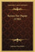 Reisen Der Papste (1782) by Johannes Von Muller