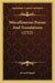 Miscellaneous Poems And Translations (1712) by Several Hands