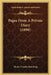 Pages From A Private Diary (1898) by Henry Charles Beeching