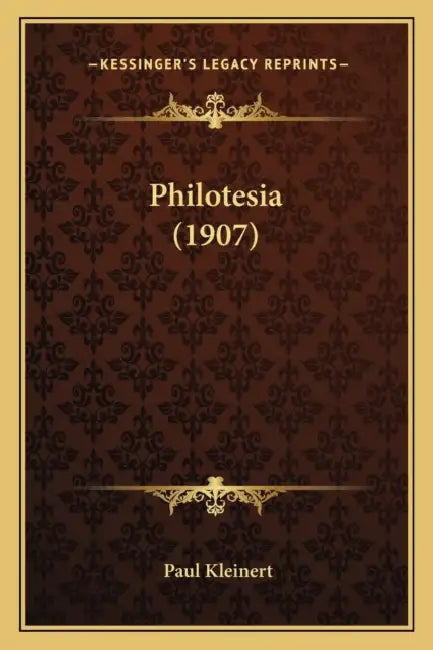 Philotesia (1907) by Paul Kleinert