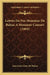 Lettres Du Feu Monsieur De Balzac A Monsieur Conrart (1664) by Jean Louis Guez De Balzac