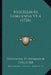 Miscellanea Lubecensia V1-4 (1758) by Rostochii Et Wismariae Publisher