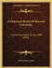 A Historical Sketch Of Harvard University: From Its Foundation To May, 1890 (1890) by William Roscoe Thayer