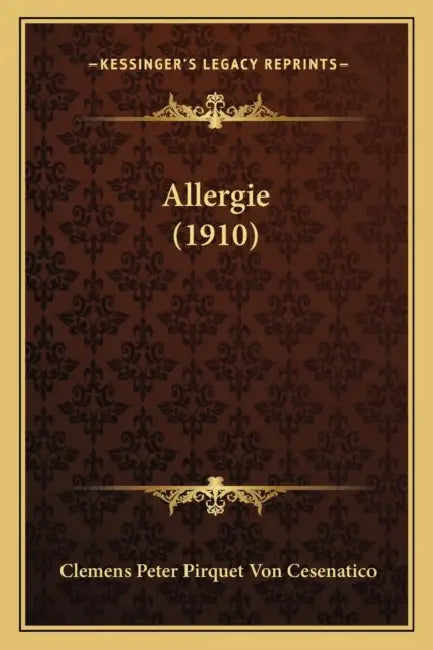 Allergie (1910) by Clemens Peter Pirquet Von Cesenatico