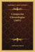 Conspectus Chronologiae (1693) by Guillaume Marcel