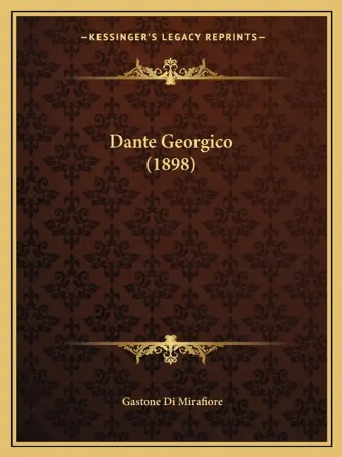 Dante Georgico (1898) by Gastone Di Mirafiore