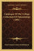 Catalogue Of The College Collection Of Paleontology (1901) by Ward's Natural Science Establishment