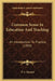 Common Sense In Education And Teaching: An Introduction To Practice (1905) by P. A. Barnett