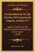 An Introduction To The Practice Of Commercial Organic Analysis V1: Being A Treatise On The Properties, Proximate Analytical Examination (1879) by Alfred Henry Allen