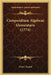 Compendium Algebrae Elementaris (1774) by Franz Trentel
