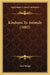 Kindness To Animals (1882) by Jane Budge