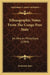 Ethnographic Notes From The Congo Free State: An African Miscellany (1909) by Frederick Starr