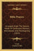 Bible Prayers: Arranged Under The Several Heads Of Confession, Petition, Intercession, And Thanksgiving (1852) by A. Lady, Charles D. Bell