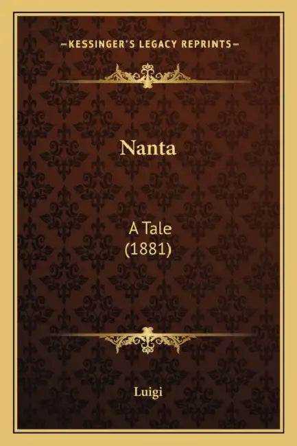 Nanta: A Tale (1881) by Luigi
