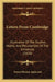 Letters From Cambridge: Illustrative Of The Studies, Habits, And Peculiarities Of The University (1828) by Ernest Silvanus Appleyard