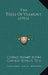 The Trees Of Vermont (1916) by George Plumer Burns, Charles Herbert Otis