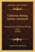 California Mining Statutes Annotated: Including All California Mining Laws (1918) by Joseph Wesley Thompson