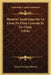 Memoire Analytique Sur La Carte De L'Asie Centrale Et De L'Inde (1858) by Vivien De Saint-Martin