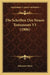 Die Schriften Des Neuen Testaments V1 (1906) by Johannes Weiss