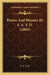 Poems And Rhymes By S. A. Y. D. (1884) by S a Y D