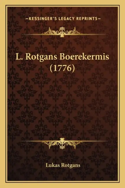 L. Rotgans Boerekermis (1776) by Lukas Rotgans