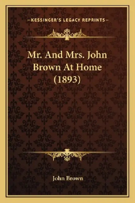 Mr. And Mrs. John Brown At Home (1893) by John Brown