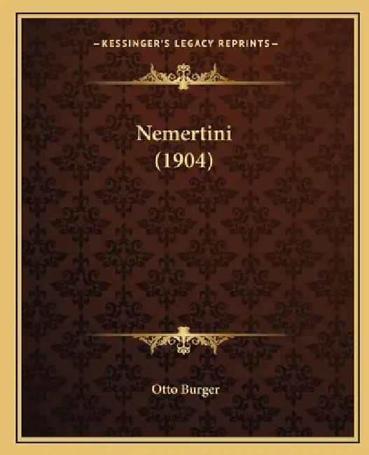 Nemertini (1904) by Otto Burger
