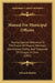 Manual For Municipal Officers: Having Special Reference To The Duties Of Mayors, Marshals, Councilmen, Clerks, And Treasuries Of Villages In Ohio (190 by Edwards Ritchie