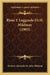 Rime E Leggende Di H. Mildmay (1903) by Herbert Alexander St John Mildmay