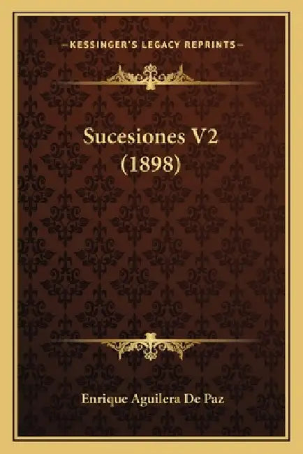Sucesiones V2 (1898) by Enrique Aguilera De Paz