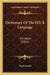 Dictionary Of The Efïk Language: Abridged (1862) by Hugh Goldie