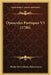 Opuscules Poetiques V3 (1786) by Michel De Cubieres-Palmezeaux