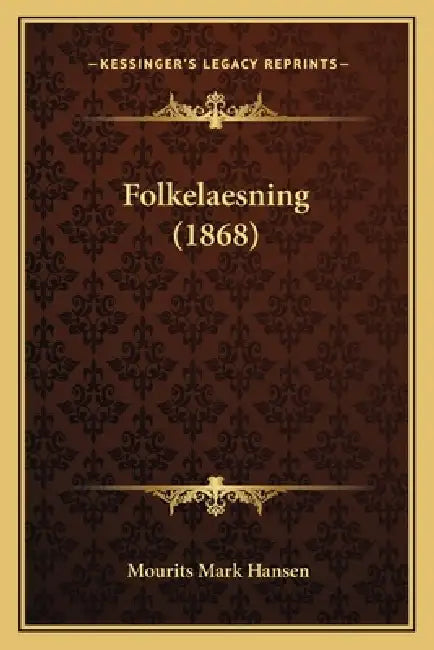 Folkelaesning (1868) by Mourits Mark Hansen