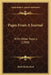 Pages From A Journal: With Other Papers (1900) by Mark Rutherford